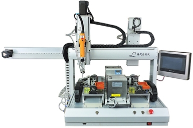 剃须刀双平台自动锁螺丝机（带下料）